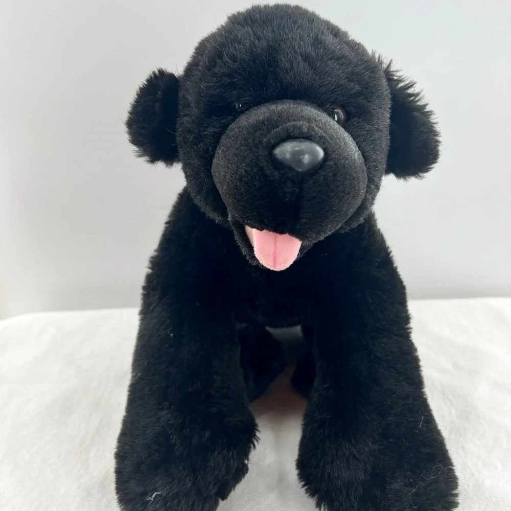 Build A Bear Black Lab puppy plush